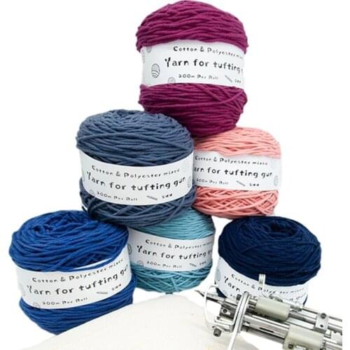 Coarse Knitting Wool Woolen Yarn Hand Knitting Yarn for Tufting and Gun-woven carpets DIY Baby Toy Scarfe