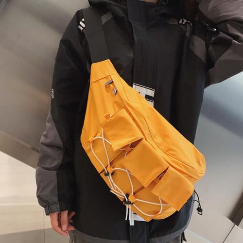 2021 Japan Korea Yoshida Waist Bag Nylon Crossbody Bag Unisex Multi-Pocket MenS Bag Waist Bags Shoulder Bag