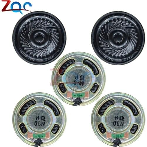 5pcs Ultra-thin speaker 8 ohms 0.5 watt 0.5W 8R speaker Diameter 36MM 3.6CM thickness 5MM