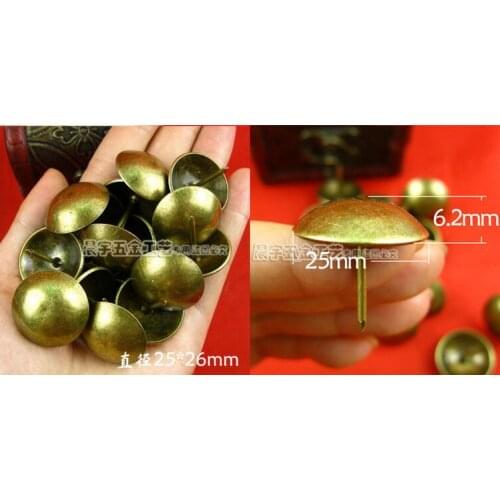 A21 Hardware accessories Bubble nails Vintage Upholstery nails Upholstery tacks Decorative tacks 25*26mm