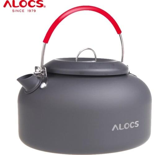 ALOCS CW-K02 CW-K03 Outdoor Camping Water Kettle Teapot Coffee Pot 0.8L 1.4L Aluminum For Picnic Hiking Compact Lightweight