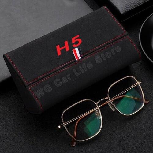 Car Visor Sunglasses Case For Haval H5 Car Eyeglass Holder Glasses Storage Clip Auto Accessory