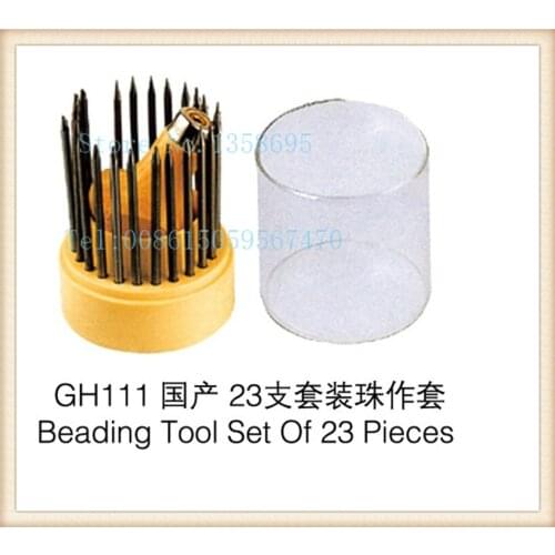 Free Shipping 23 pcs/pack Beading Tools Set ,1 pack/lot use for jewelry embed,engraving accessories,The bead making tools