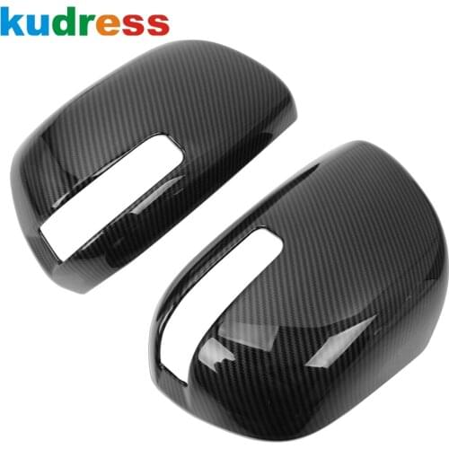 For Toyota Sienna 2019 2020 ABS Carbon Fiber Car Rearview Mirror Cover Trim Rear View Mirrors Covers Sticker Styling Accessories