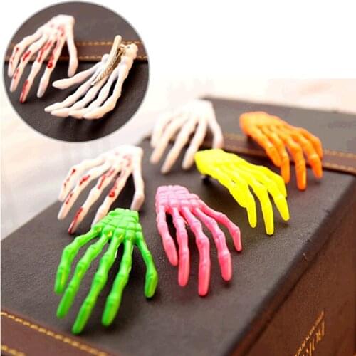 Black Hand Bone Hair Clips & Pins Headwear Hair Accessories for Women