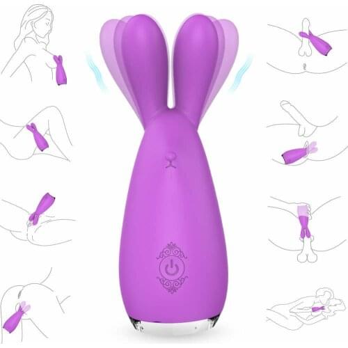 Dual 9 Powerful Vibrating Modes For Intense Clit Orgasm Paloqueth Rechargeable Clitoral Vibrator Sex Toys For Couples Silicone