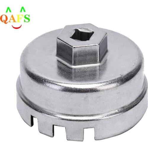 Wrench Cap Socket Remover Tool for Lexus Toyota Lexus Corolla Highlander RAV4 Camry Universal Housing 64.5mm Aluminum Oil Filter
