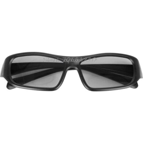 Circular Polarized Passive 3D Stereo Glasses Black RD3 For TV Real D 3D Cinemas