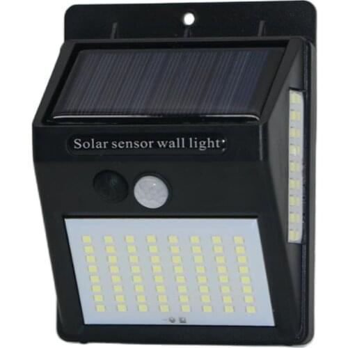 LTOON 100 LED Solar Light Outdoor Solar Lamp PIR Motion Sensor Wall Lamp Waterproof Solar Energy Sunlight for Garden Decoration
