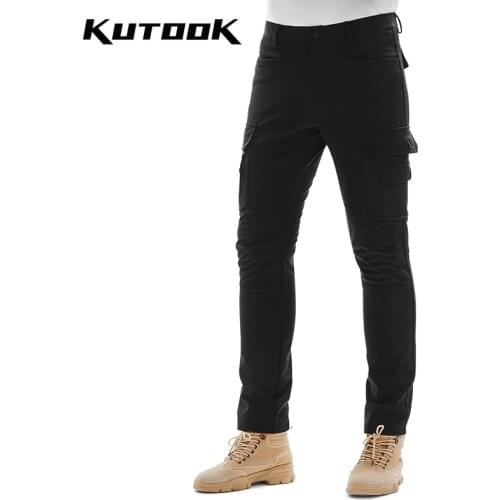 KUTOOK Men Trekking Pants Outdoor Trousers Hiking Pants Climbing Travel Fishing Winter Warm Thermal Pants Waterproof Windproof