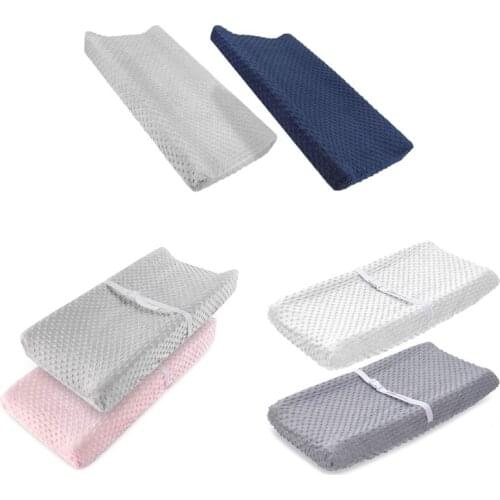 Soft Reusable Changing Pad Cover Travel Baby Breathable Diaper Pad Sheets Cover