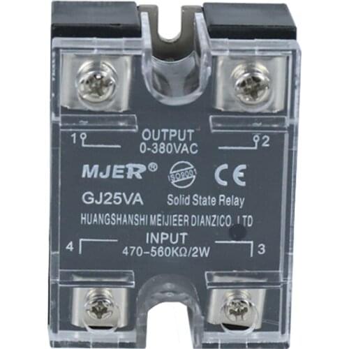 SSR25VA 10A Solid state relay Single phase SSR-25VA SSR 25VA GJ25VA Single Phase Solid State Relay SSR25VA GJ25VA