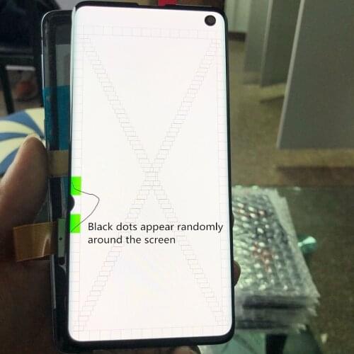 Original LCD For SAMSUNG Galaxy S10 G973 G973F/DS G973U SM-G9730 6.1" Display + Touch Screen With Dead pixel Digitizer Assembly