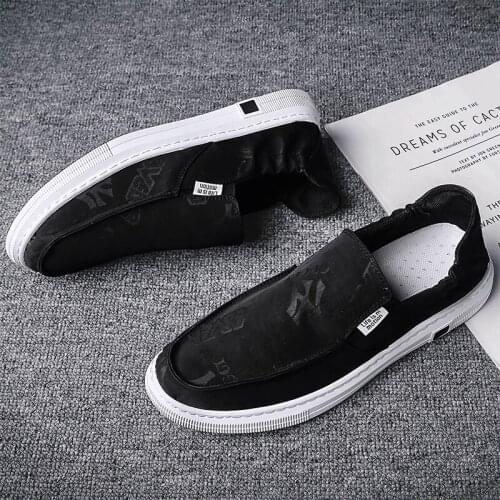 Para shoes Casual leisure high for top korean Male espadrilles casuales zapatos canvas lona black summer breathable Man de 2020