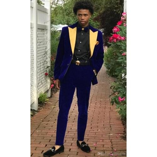 Groom Tuxedos Mans Suits For Wedding Peak Lapel Popular Men Business Suit Dinner Suit Party Suit Two Pieces Suit(Jacket+Pants)