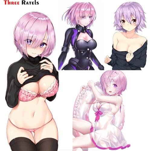 Three Ratels FC605 sexy cute Fate ground order Mash Kyrielight Anine girl for car sticker auto decoration pvc &waterproof decals