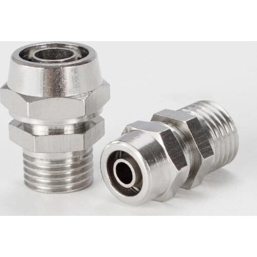 Twist Fit 4/6/8/10/12/14/16mm OD Hose x M5 1/8" 1/4" 3/8" 1/2" BSP Male Pneumatic Quick Screw Air Fitting