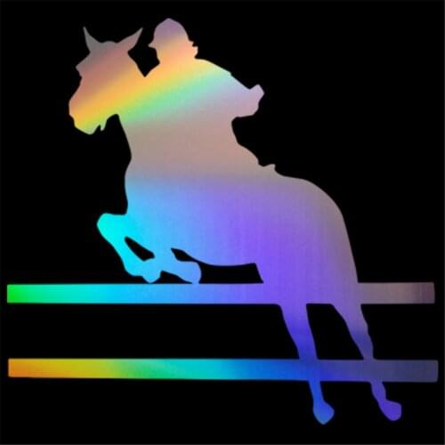 Horseback Riding Funny Motorcycle Sticker Vinyl Laptop Wall Window Door Decal