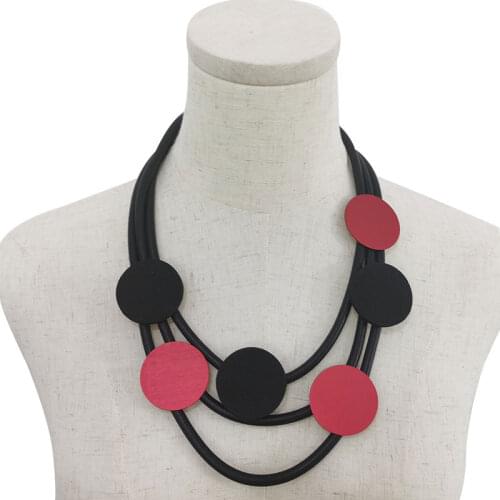 YD&YDBZ Red, Black, Dark Gray, Short Necklace Womens Gothic Jewelry, Role-Playing Nightclub Party, Fashion Designer Handmade