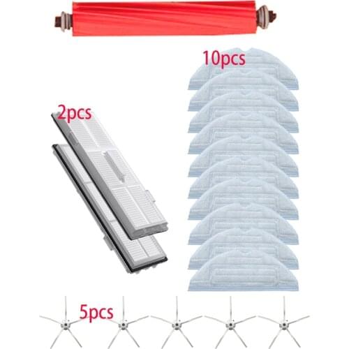 High Quality Main Brush Hepa filter Mopping Cloth Side brush for Xiaomi Roborock T7S T7plus T7Splus S7 Mopping Cloth Spare Parts