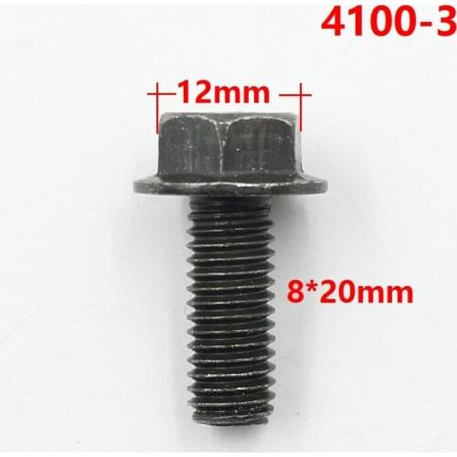 Kelimi M8 Automobile Metal Screw Trim Rivet 8x20mm Hex Bolts Metric Thread Screw Car Body Screw