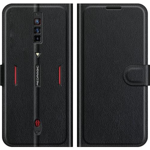 2021 for ZTE nubia RedMagic 6 Pro Red Magic 6 Wallet Phone Case Flip Leather Cover Capa Etui Fundas