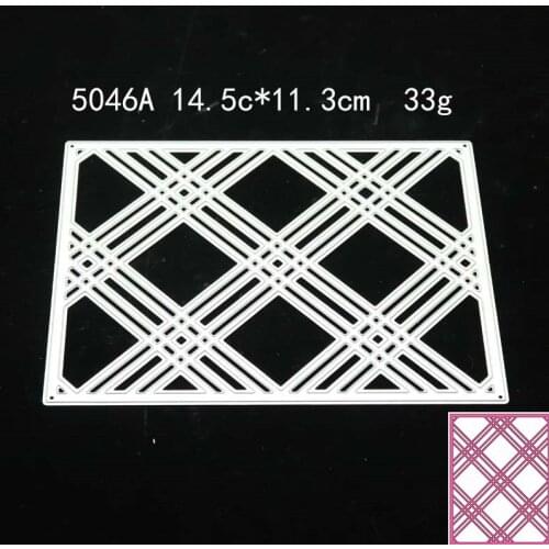 2021 Square Metal Cutting Dies DIY Scrapbooking Paper Photo Album Crafts Knife Mould Cards Embossing Mold Stencils for Decor