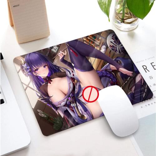 Anime Cute Sexy Girl Small Mouse Pad Baal Shogun Gaming Accessories Kaeyboard Pad DeskMat Genshin Impact MousePad Gamer for LOL