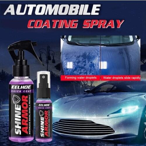 Automotive Spray Coating Agent Car Paint Ceramic Micro-Plating Crystal Hand Wax Polish Spray Waterless Wash&Wax Hydrophobic