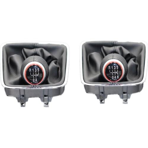 For VW Golf Plus 2005 2006 2007 2008 2009 2010 2011 2012-2014 Car 5/6 Speed Car Gear Stick Level Shift Knob With PU Leather Boot