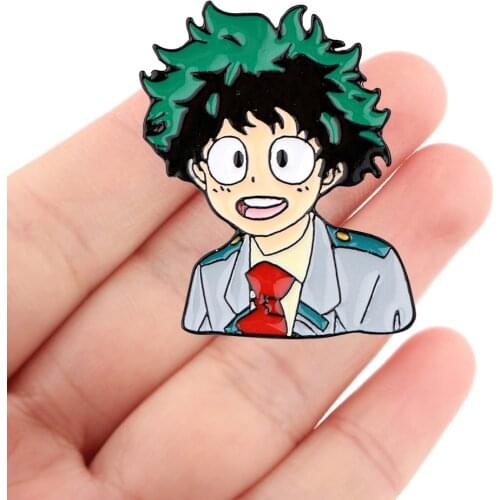 DZ1943 My Hero Academia Japanese Anime Enamel Pins Badge Brooch Backpack Bag Collar Lapel Decoration Jewelry Gifts for Friends