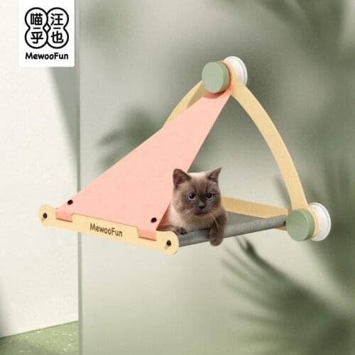 Cat Hammock Pet Hanging Beds Cat Sunny Window Seat Mount Soft Pet Shelf Seat Beds Detachable Cat Supplies