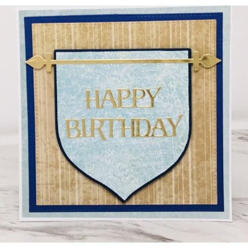 KLJUYP Pennant Nesting Metal Cutting Dies Scrapbook Paper Craft Decoration dies scrapbooking 02284