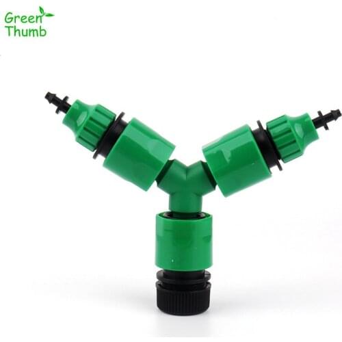 1-50sets Water Irrigation Kits Garden Hose Quick Connector with 4/7mm Connectors Greenhouse Drripper Irrigation System