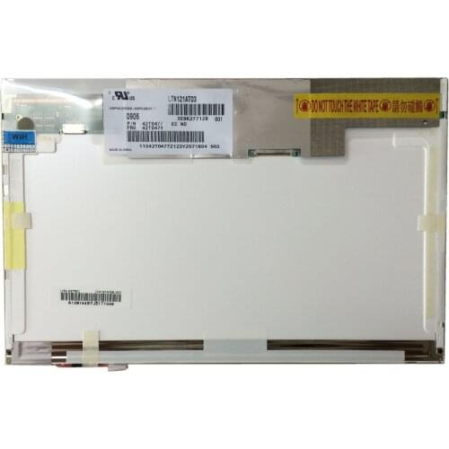LALAWIN LTN121AT03 fit LTN121AT05 B121EW03 V.6 V.7 LTN121W1-L03 LTN121AT02 N121I3-L01 LTN121AT05 20PIN XJ Laptop LCD Screen