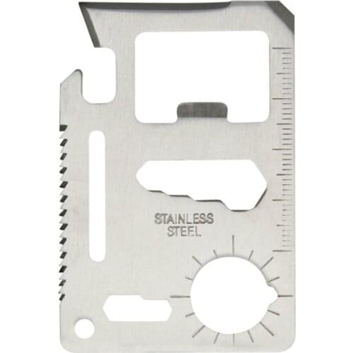 Multi-function 11-in-1 Stainless Steel Survival Military Knife Tool Outdoor Travel Outdoor Camping Emergency Card Pocket Knife