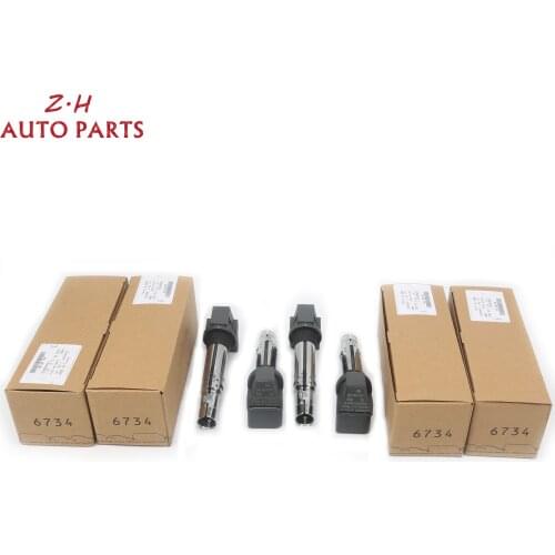 NEW 4Pcs 036 905 715 F Ignition Coil For VW Golf Jetta Bora Beetle Polo Sharan Audi A1 A3 1.4TSI 1.6FSI IC03101 22038 UF-662