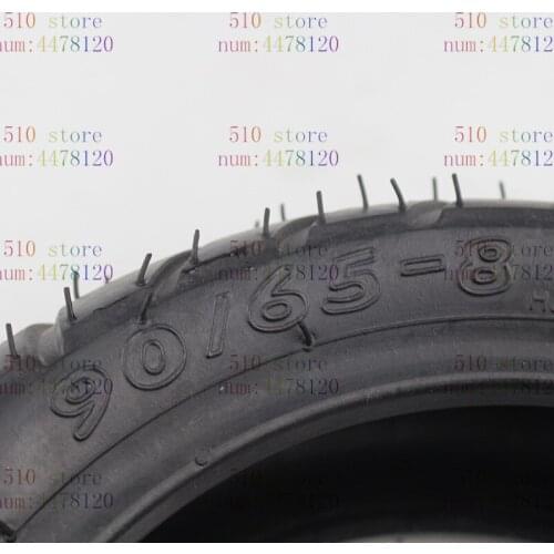 New 90/65-8 Tubeless Tyres Electric Scooter vacuum Tires Front Tires for Monkey motorcycle BOSSMAN-S Model (Scooter Spare Parts)