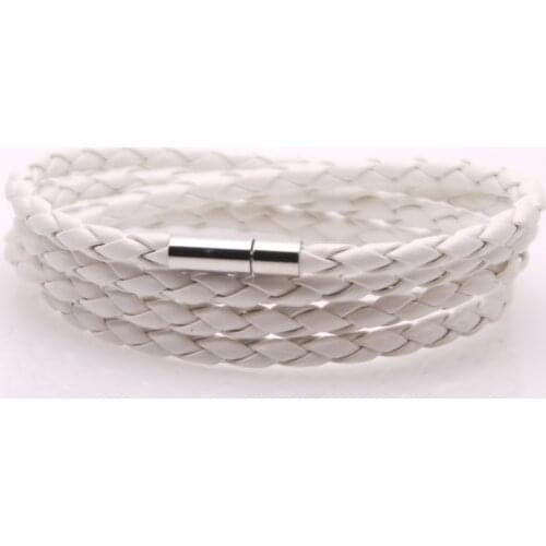 New 32 Style! 2019 Latest Popular Leather Bracelet For Men Charm Vintage Black White Bracelet Braided Bracelet Jewelry
