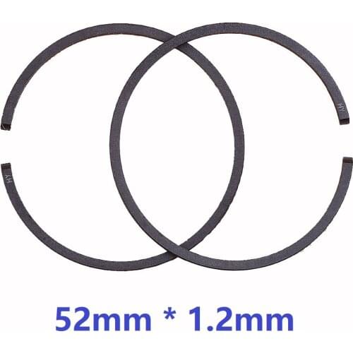 2pcs/lot 52mm *1.2mm Thickness Piston Ring For HUSQVARNA 272 272xp STIHL 046 MS460 MS461 064 MS640 MS650 Cylinder Repair Kit