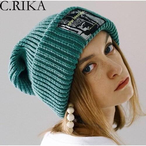 Winter Beanie Hat For Women Men Winter Hat Knitted Winter Skullies Hat Unisex Ladies Warm Bonnet Cap Korean Trendy Oversized Hat