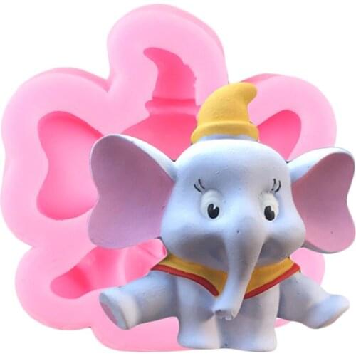 Animals Elephant Silicone Mold Fondant Cake Decorating Tools Cookie Baking Candy Chocolate Mould DIY Craft Soap Resin Moulds