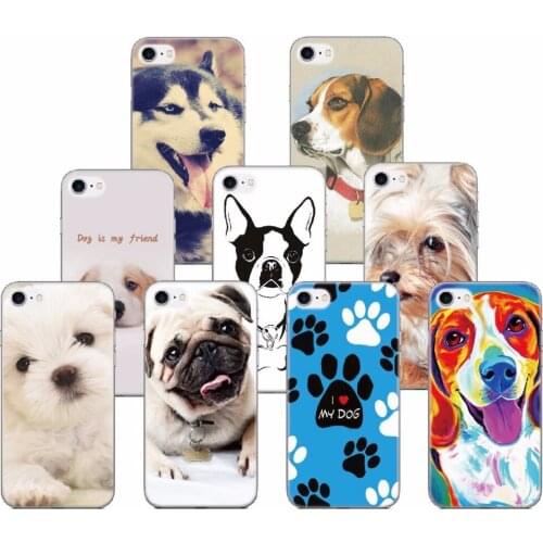 Pet dog Phone Case For ZTE Blade A6 A522 A512 A510 A520 A530 X3 Axon 7 V7 Lite V8 Mini V9 Vita L5 A610 A602 Nubia M2 Z17 Cover