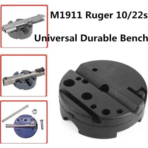 Tactical Universal Durable Airsoft Bench Block M1911 Ruger 10/22s Style Reassemble Gunsmith Handgun Tools Pistols Accessories