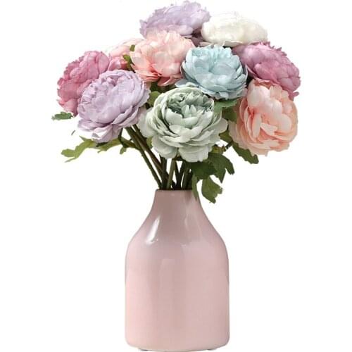 High simulation artificial flower artificial flower high texture living room decoration bouquet Lulian ingenious craft dining ta