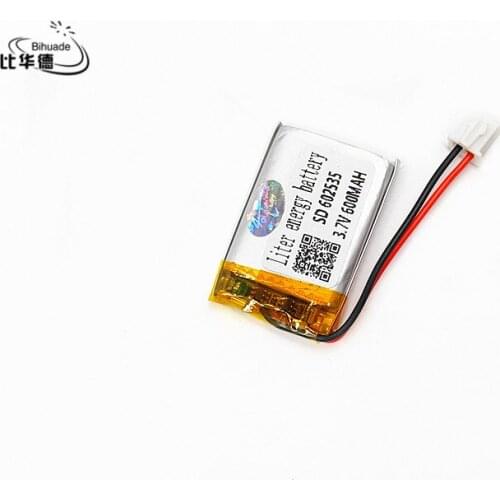 XHR-2P 2.54 600mAh 602535 3.7V lithium polymer battery Bluetooth wireless speaker learning machine