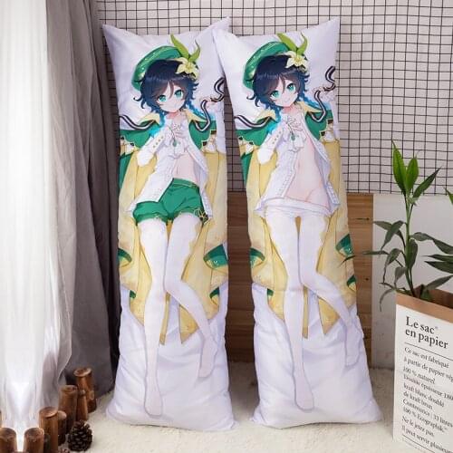 Japanese Anime Body Pillowcase Girl Genshin Impact Figure Dakimakura Loli otaku pillow Kawaii Klee Pillow Waifu,Sexy Lisa Pillow