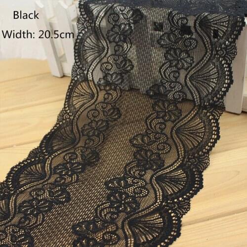 1M Elastic Band Lace Trim Ribbon Underwear Clothing Dress Sewing Edge Craft DIY