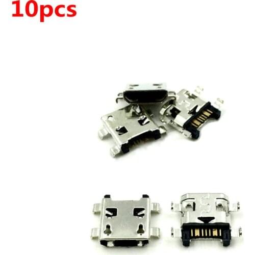 10pcs/Lot ,Micro USB Plug Power Charging Port Connector Socket For Samsung Galaxy S4 mini I9190 9195 I8262 I8268 Phone