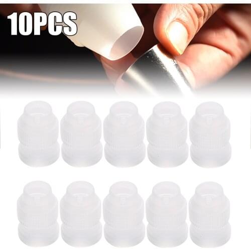 10pcs Small Fondantcake Coupler Icing Piping Pastry Bags Nozzles Adaptor Repalcement Accessories For Cookies/cake Decor